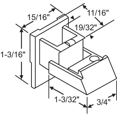 Strybuc Balance Top Sash Guide 900-1884A